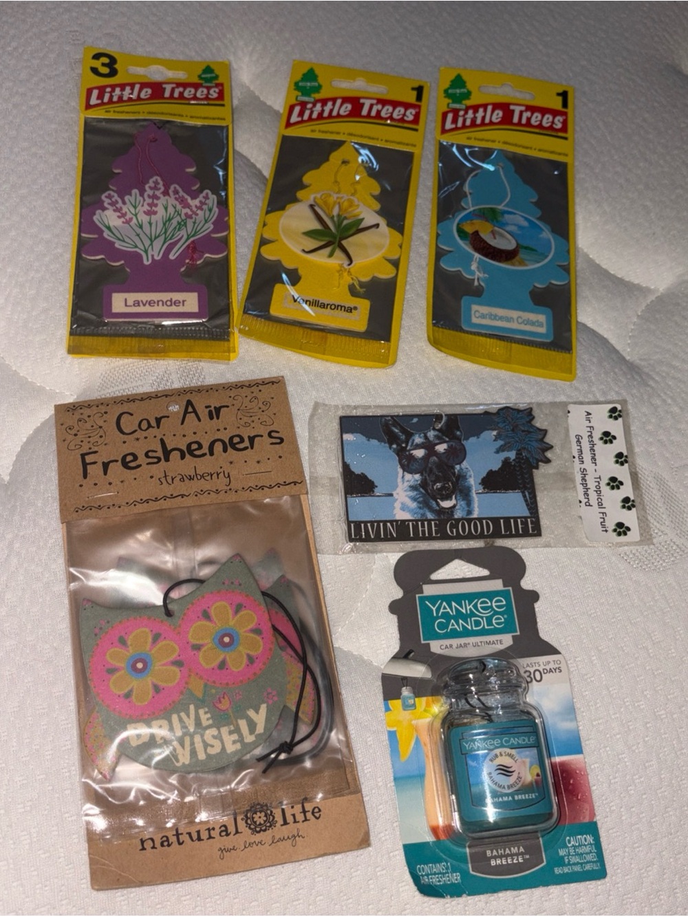 LOT OF 10 Misc Scents CAR AIR FRESHENERS - NEW & SEALED